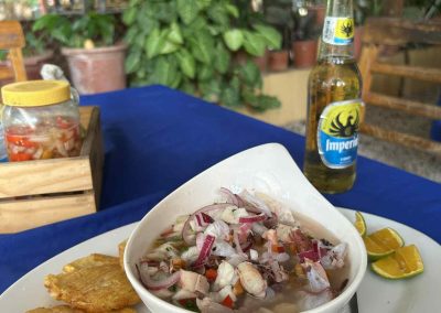 Ceviche at Malibu Restaurant